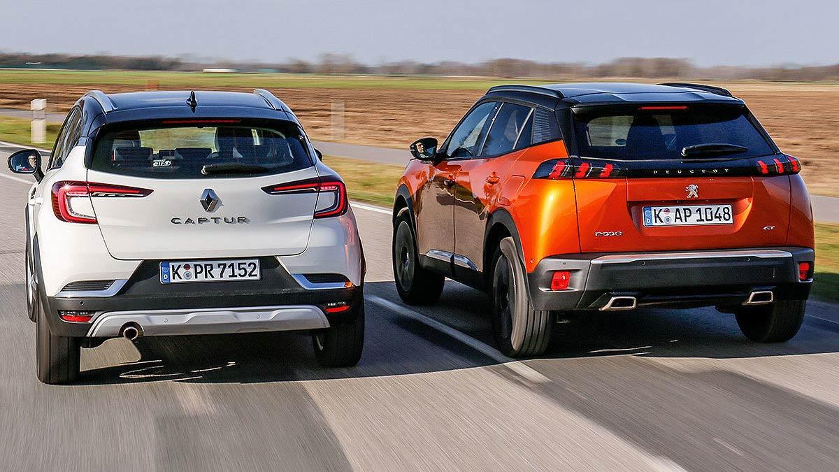 Comparativa Del Renault Captur Vs Peugeot 2008 Autobild Es