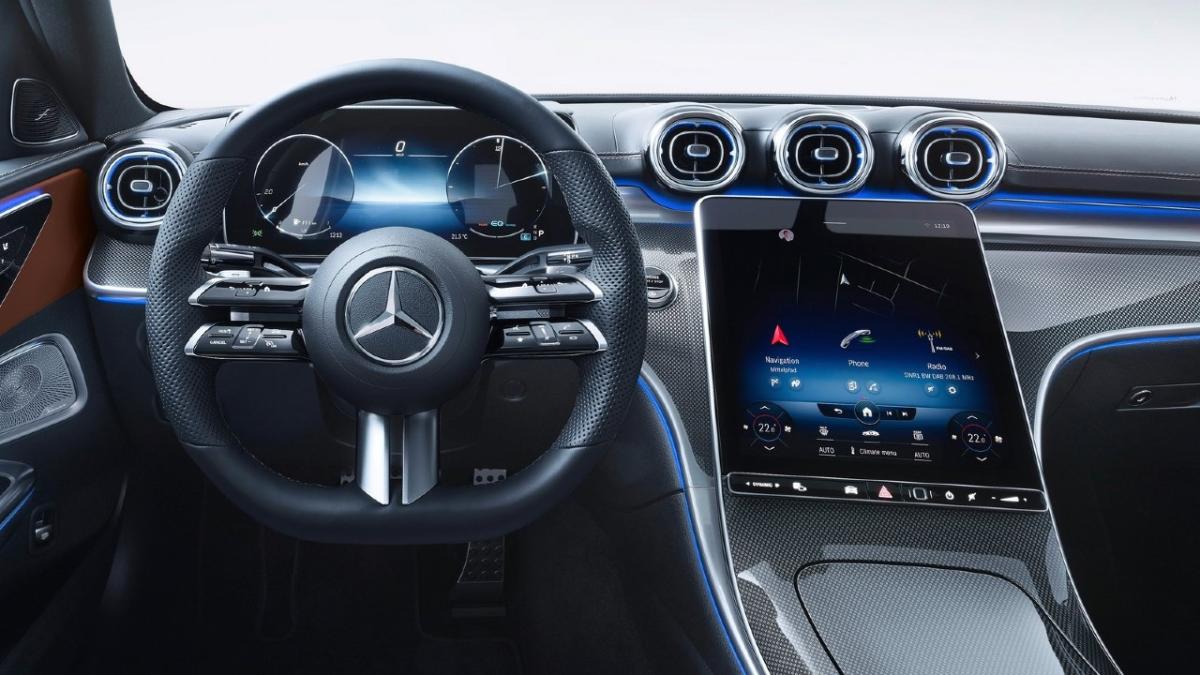 El interior del Mercedes Clase C 2021 está cargado de tecnología Autobild.es El interior del Mercedes Clase C 2021 está cargado de tecnología Autobild.es