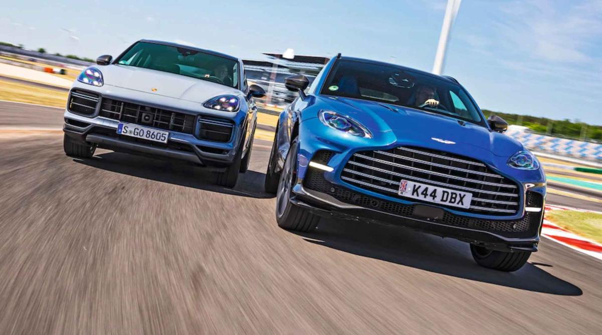 Comparativa del Aston Martin DBX707 vs Porsche Cayenne Turbo GT dos