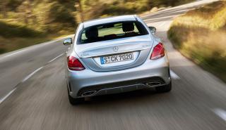 Mercedes Clase C 2014 trasera Mercedes Clase C 2014 trasera