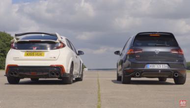 Drag Race Honda Civic Type R Vs Vw Golf Gti Clubsport S