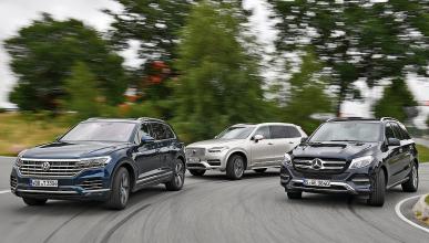 Comparativa Volkswagen Touareg Vs Mercedes Gle Y Volvo Xc90