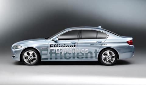 El BMW Concept 5 Series ActiveHybrid apuesta por un menor consumo y emisiones Fotos: BMW Concept 5 Series ActiveHybrid: la berlina del futuro