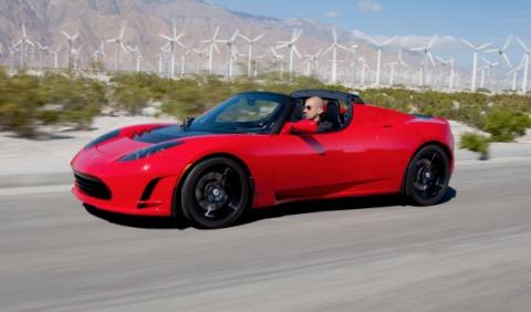 Tesla Roadster frontal Tesla Roadster frontal