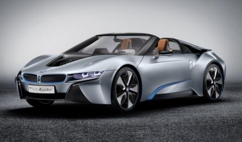 BMW i8 Concept Spyder frontal
