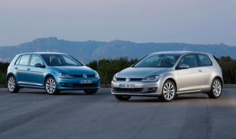 Volkswagen Golf 7 delantera Volkswagen Golf 7 delantera