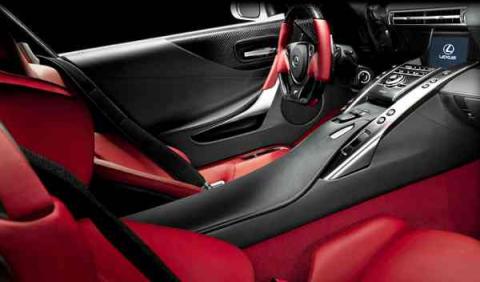 Lexus LFA interior Lexus LFA interior
