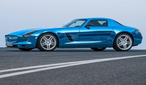 Mercedes SLS AMG Coupé Electric Drive lateral