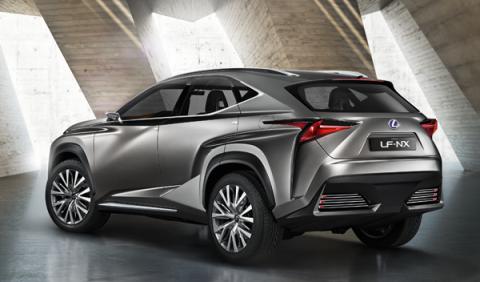 Lexus LF-NX trasera Lexus LF-NX trasera