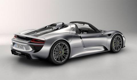 Porsche 918 Spyder trasera Porsche 918 Spyder trasera