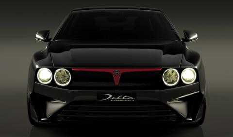 Lancia Delta concept frontal Lancia Delta concept frontal