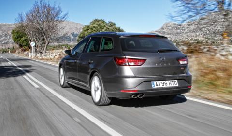Trasera del Seat león ST Trasera del Seat león ST