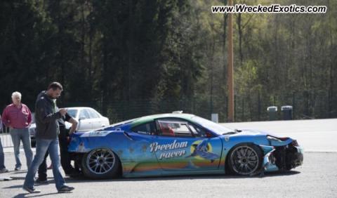 Accidente Ferrari F430 Tom Boonen