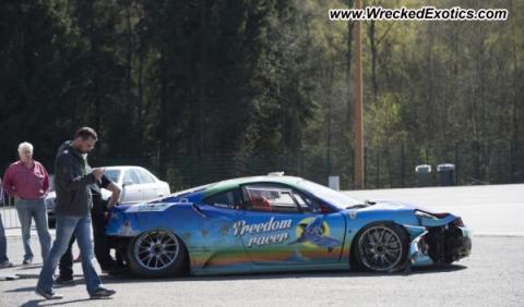 Accidente Ferrari F430 Tom Boonen Accidente Ferrari F430 Tom Boonen