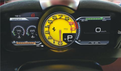 Ferrari LaFerrari cuadro mandos Ferrari LaFerrari cuadro mandos