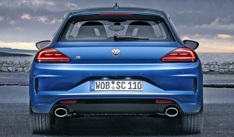 volkswagen scirocco R 2014 trasera volkswagen scirocco R 2014 trasera