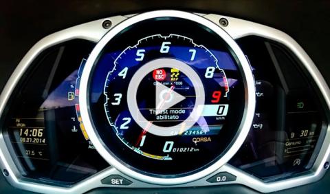 Vídeo: 0-200 km/h en un Lamborghini Aventador Roadster Vídeo: 0-200 km/h en un Lamborghini Aventador Roadster