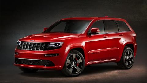 Jeep Grand Cherokee SRT Red Vapor - Frontal Jeep Grand Cherokee SRT Red Vapor - Frontal