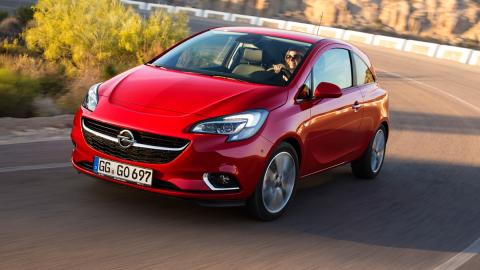 Opel Corsa 2014 delantera Opel Corsa 2014 delantera