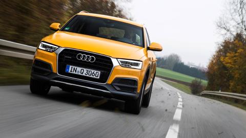 Nuevo Audi Q3 frontal movimiento Nuevo Audi Q3 frontal movimiento