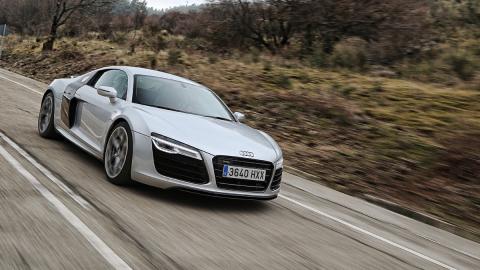 Audi R8 tres cuartos delanteros Audi R8 tres cuartos delanteros
