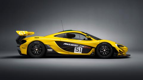 McLaren P1 GTR perfil McLaren P1 GTR perfil