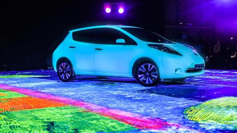 Nissan Leaf - Récord Guinness Nissan Leaf - Récord Guinness