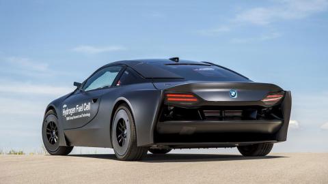 BMW i8 hidrogeno trasera BMW i8 hidrogeno trasera