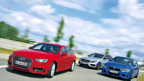 BMW Serie 3 Touring vs. Audi A4 Avant vs. Mercedes C Estate BMW Serie 3 Touring vs. Audi A4 Avant vs. Mercedes C Estate