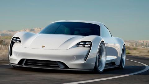 Porsche Mission E delantera Porsche Mission E delantera