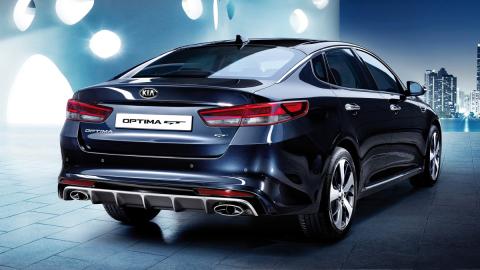 Kia Optima GT trasera Kia Optima GT trasera