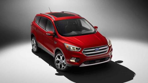 Ford Escape tres cuartos aéreo Ford Escape tres cuartos aéreo