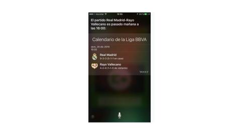 funciones siri resultados e información deportiva funciones siri resultados e información deportiva