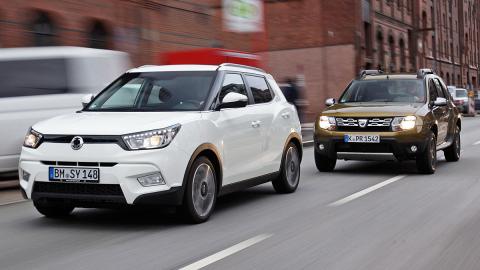Cara a cara: Dacia Duster vs SsangYong Tivoli Cara a cara: Dacia Duster vs SsangYong Tivoli