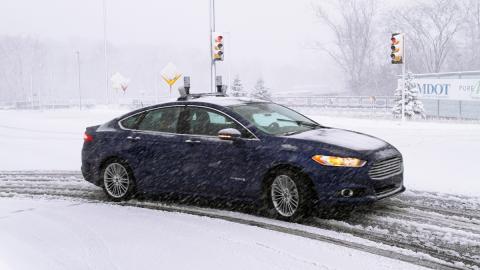 circula coche autonomo ford nieve circula coche autonomo ford nieve