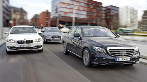 Comparativa: Mercedes Clase E / Audi A6 / BMW Serie 5 Comparativa: Mercedes Clase E / Audi A6 / BMW Serie 5