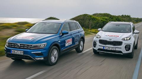 Cara a cara: Kia Sportage vs Volkswagen Tiguan