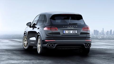 Porsche Cayenne Platinum Edition trasera Porsche Cayenne Platinum Edition