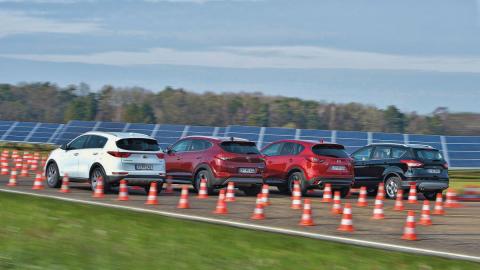 Comparativa Hyundai Tucson/Ford Kuga/Mazda CX-5/Kia Sportage traseras Comparativa Hyundai Tucson/Ford Kuga/Mazda CX-5/Kia Sportage traseras