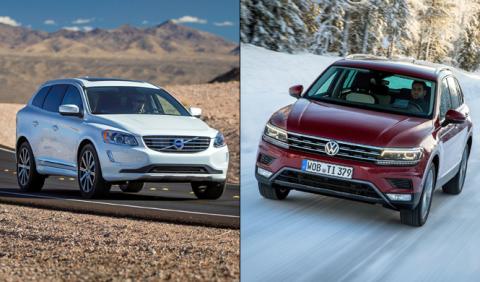 ¿Cuál es mejor, el VW Tiguan 2016 o el Volvo XC60?