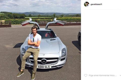 Gareth Bale: Mercedes SLS AMG Gareth Bale: Mercedes SLS AMG