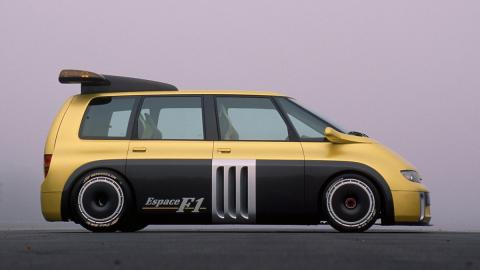 Renault Espace F1 de 1994 lateral Renault Espace F1 de 1994 lateral