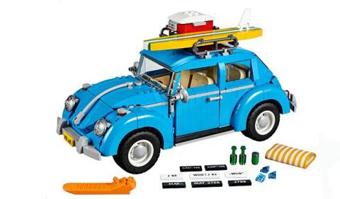 volkswagen new beetle lego impresionante