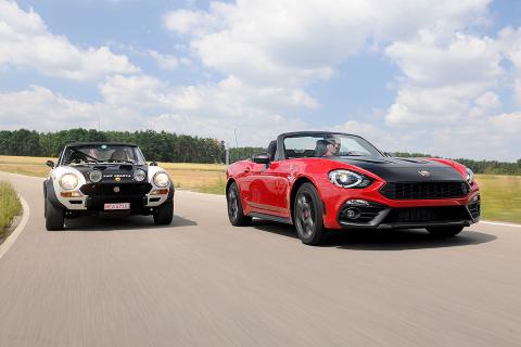 Ayer vs hoy: Abarth 124 Spider vs Abarth 124 Rally Sport Ayer vs hoy: Abarth 124 Spider vs Abarth 124 Rally Sport