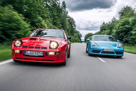 Duelo 4 cilindros: Porsche 718 Cayman S vs Porsche 924 GT Duelo 4 cilindros: Porsche 718 Cayman S vs Porsche 924 GT