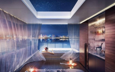 Casas flotantes de Dubai. Foto: THE FLOATING SEAHORSE TZAR EDITION. Casas flotantes de Dubai. Foto: THE FLOATING SEAHORSE TZAR EDITION.
