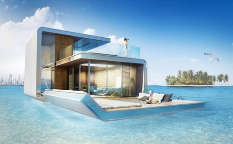 Casas flotantes de Dubai. Foto: THE FLOATING SEAHORSE TZAR EDITION. Casas flotantes de Dubai. Foto: THE FLOATING SEAHORSE TZAR EDITION.