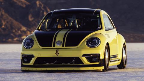 Volkswagen Beetle más rápido record velocidad bonneville salt