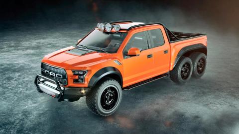 Hennessey VelociRaptor 6x6 pick-up camion brutal 4x4 todo terreno Ford F-150