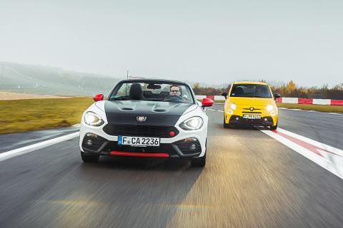 Duelo Abarth: 124 Spider vs 595 Competizione Duelo Abarth: 124 Spider vs 595 Competizione